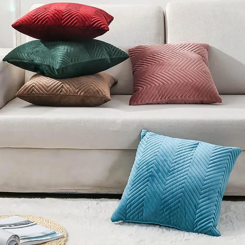 Pillow Simplicity Cover Case Home Decor Sofa Bed Decoration 45x45cm Fashion Dutch Fleece Double Sided