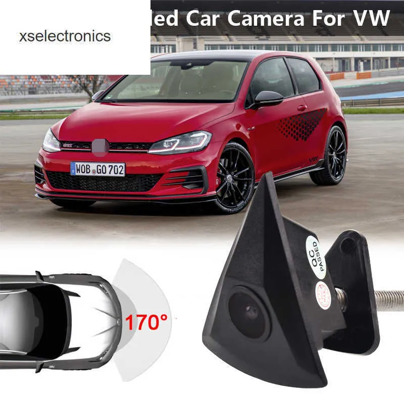 Uppdatera HD -bil CCD Front View Camera för VW Passat B4 B5 B6 B7Tiguan Golf 4 5 6 Touran Polo Beetle Multivan Caravelle Car DVR