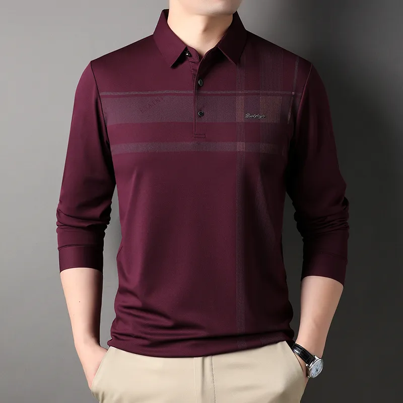 Mens Shirt 4xl Long Sleeve Polo Shirts Mens Polos MLSHP Long