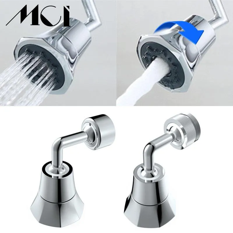 주방 수도꼭지 MCI Tap Aerator 720 ° 회전 범용 스플래시 방지 물 절약 수도꼭지 욕실 필터 폼 에어레이터