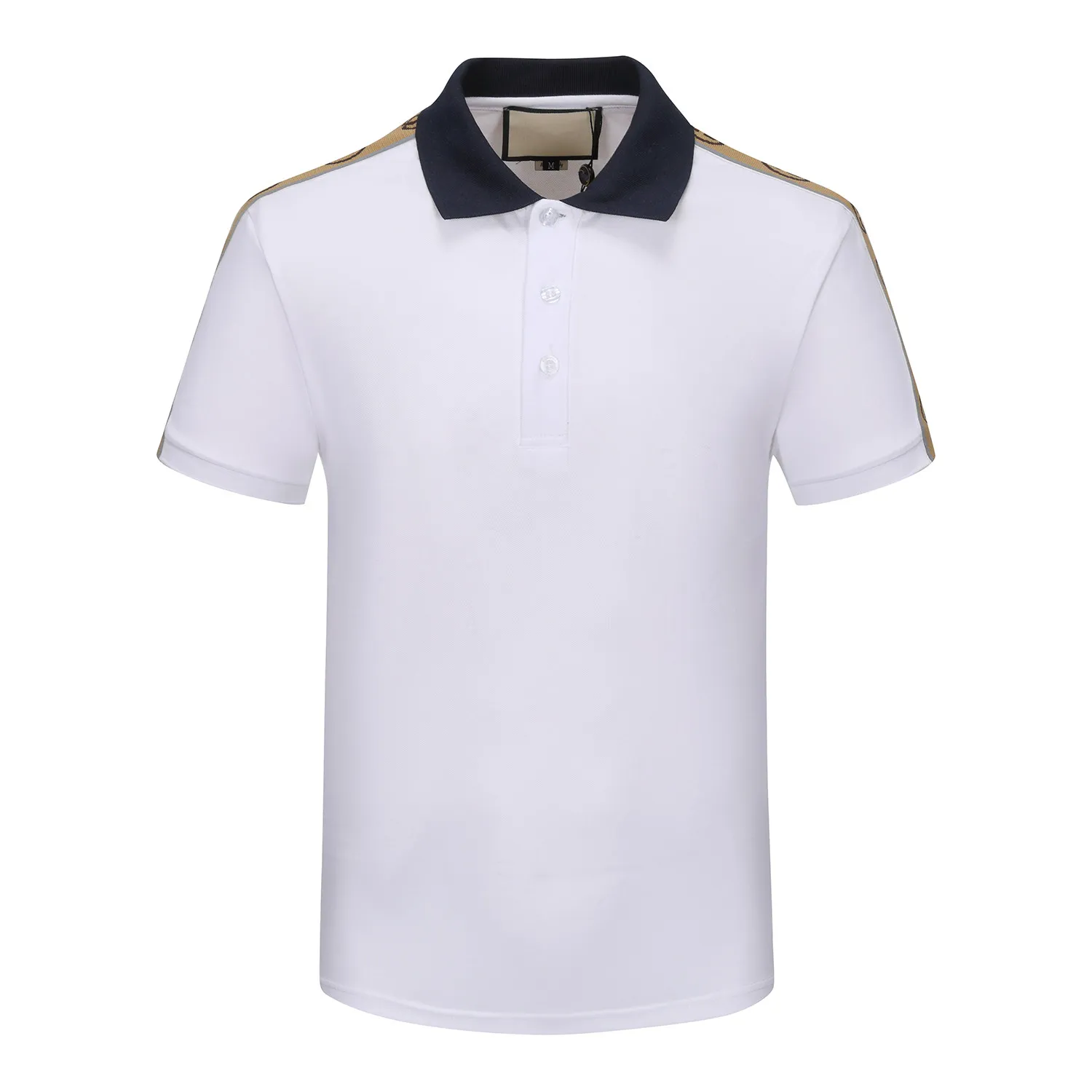 Stylistowe koszulki polo Włochy swobodne topy Tshirt 2023 Projektant mody Polos Mens Summer krótkie rękaw