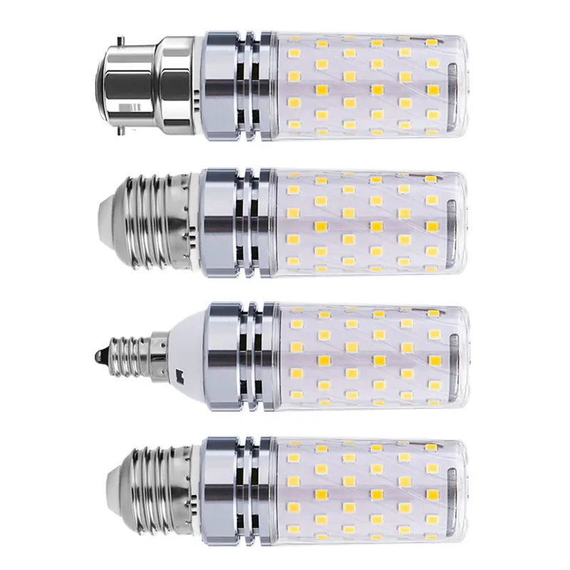 LED Corn Bulbs E14 E26 E27 B22 Candelabra Light Bulb Warm White 3000K LEDs Chandelier Lamps Decorative Candles Three Color Led Corns Lamp crestech168