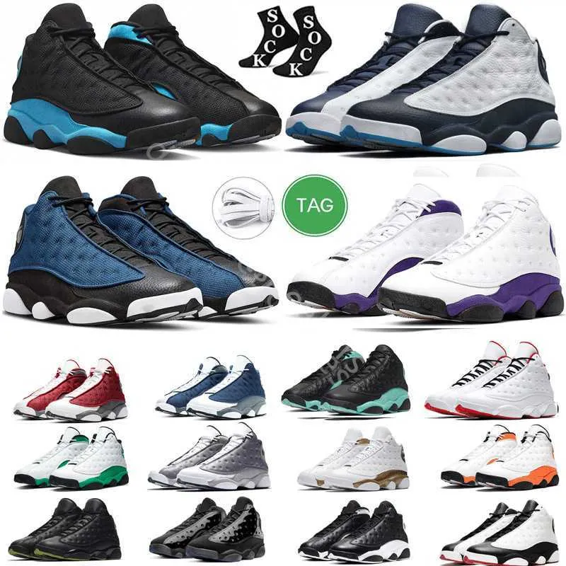 2024 Casual Black Cat Flint Basketball shoes Black University French Blue Men women Bred Navy Court Purple Playoff Red Flint Del Sol He Got Game