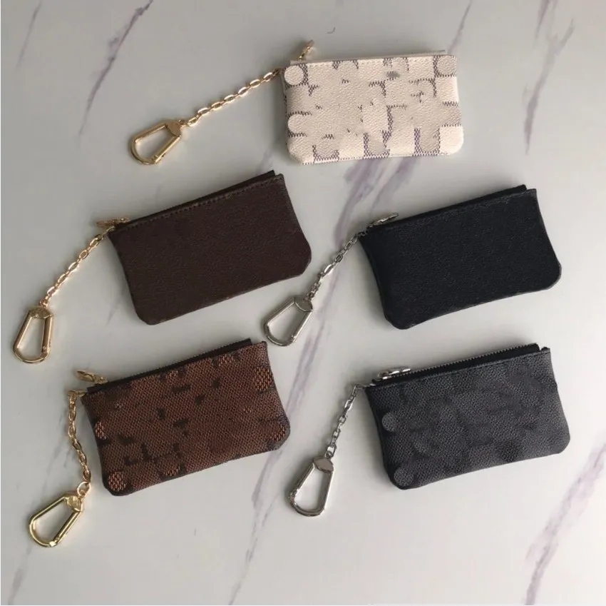 7A bozuk para cüzdanı Anahtar Cüzdan Poşet Küçük Kese Tasarımcı Moda Ruj çanta Bayan Erkek Anahtarlık Kredi Kartı Tutucu Lüks Mini Cüzdan Çanta Charm Yüksek Kalite