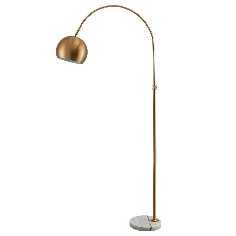 Arced Floor Lamp Europedan Style Modern Design Fiske Stand Lamp 25 cm Bredd 160 cm Höjd för Hotel Home vardagsrum sovrumsstudieinredning