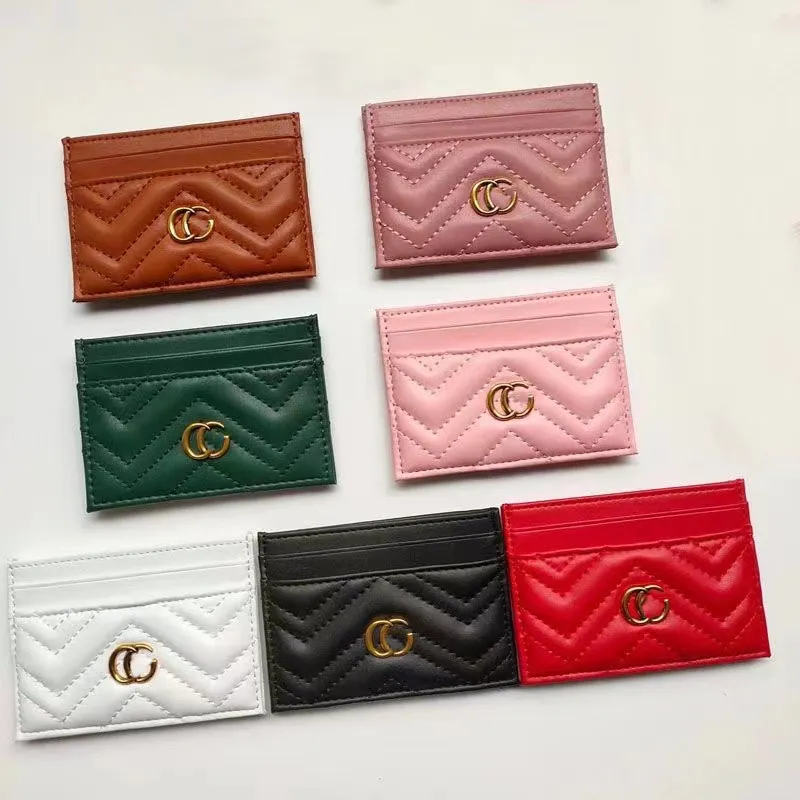Modekopplingväska Purse Nya plånboksmän och kvinnors handväska högkvalitativt läder läder multifunktionellt kreditkort K251B