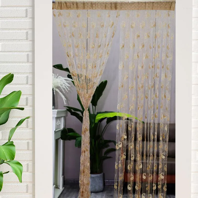 Curtain Tassel Fringe String 1x2m Room Decor Door Curtains In The Living Bedroom Sheer 2 Piece Lounge