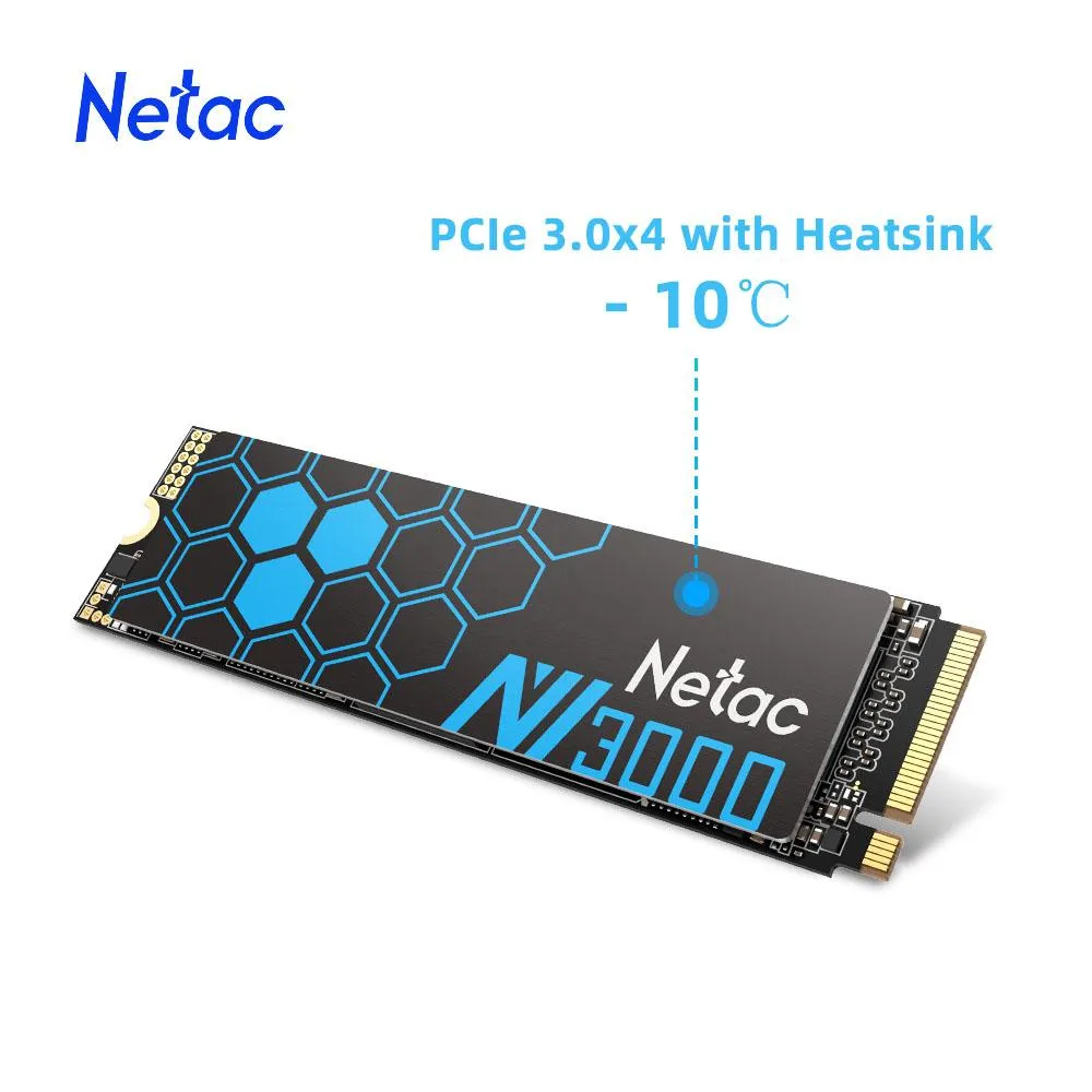 DRIVE NETAC SSD M2 NVME 250 GB 500 GB SSD 1 TB M.2 NVME 2280 SSD PCIE 3.0X4 Interne vaste toestand harde schijfstation voor laptop -desktop -pc