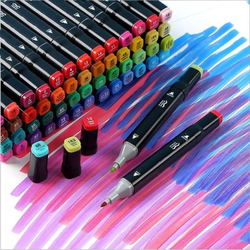 Wholesale Alcohol Based Dual Head Fineliner Pen Art For Sketching, Manga,  And Drawing Set Of 18 120 Brush Pens From Ren09, $10.25