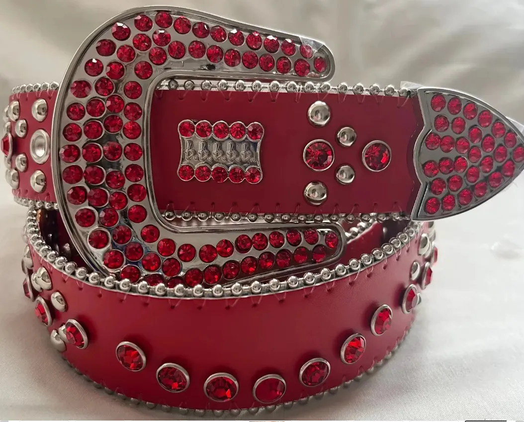 Ceinture en cuir avec boucle bijou Femme, Noir | Milano