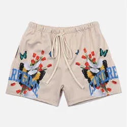 Short en maille pour hommes personnalisés avec sublimation en gros avec poches latérales Short en maille d'été à la mode respirante KZ