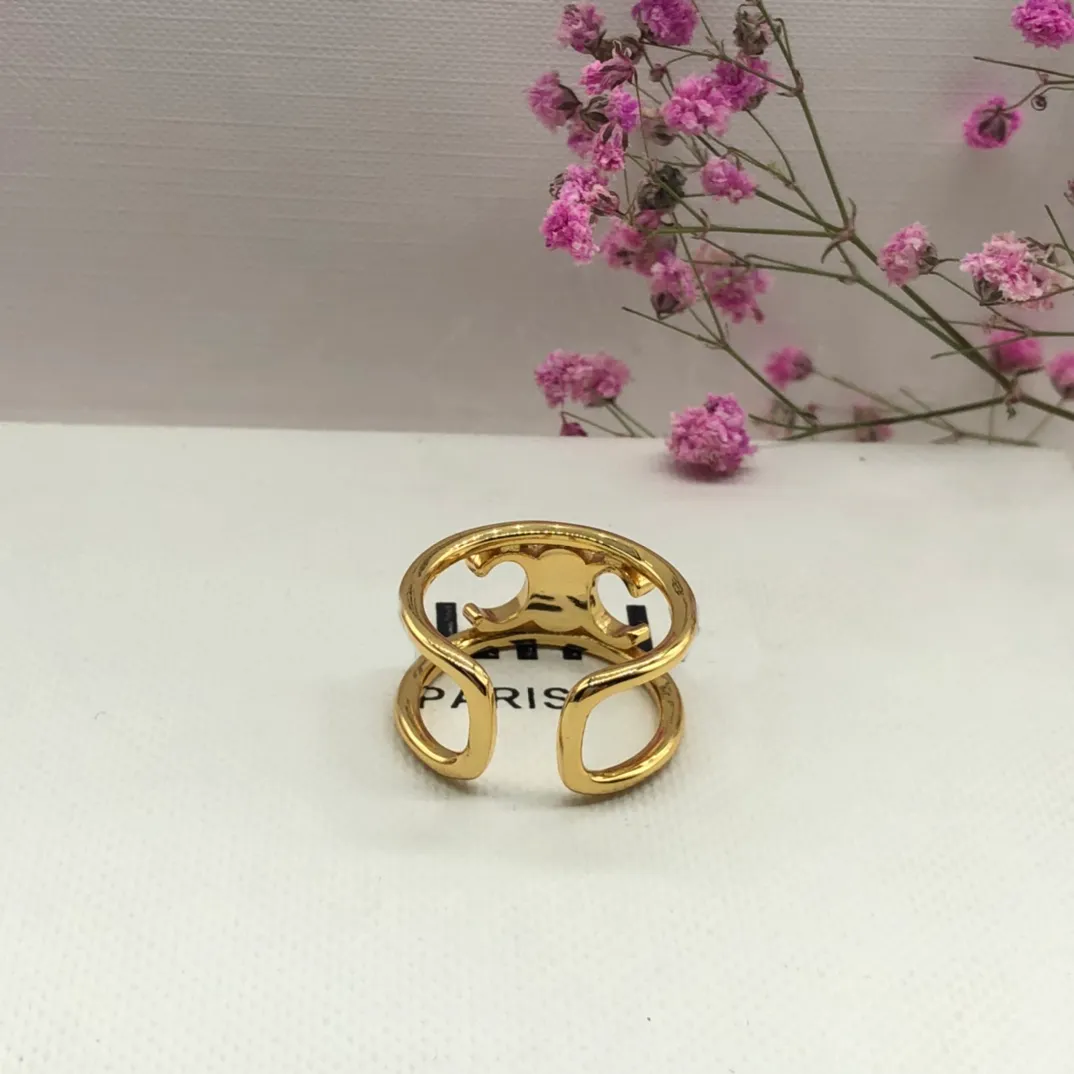 Anello In Ottone Con Finitura Oro Anello Regolabile Apertura Oro Anelli A Forma Di C Gioielli Per Donna