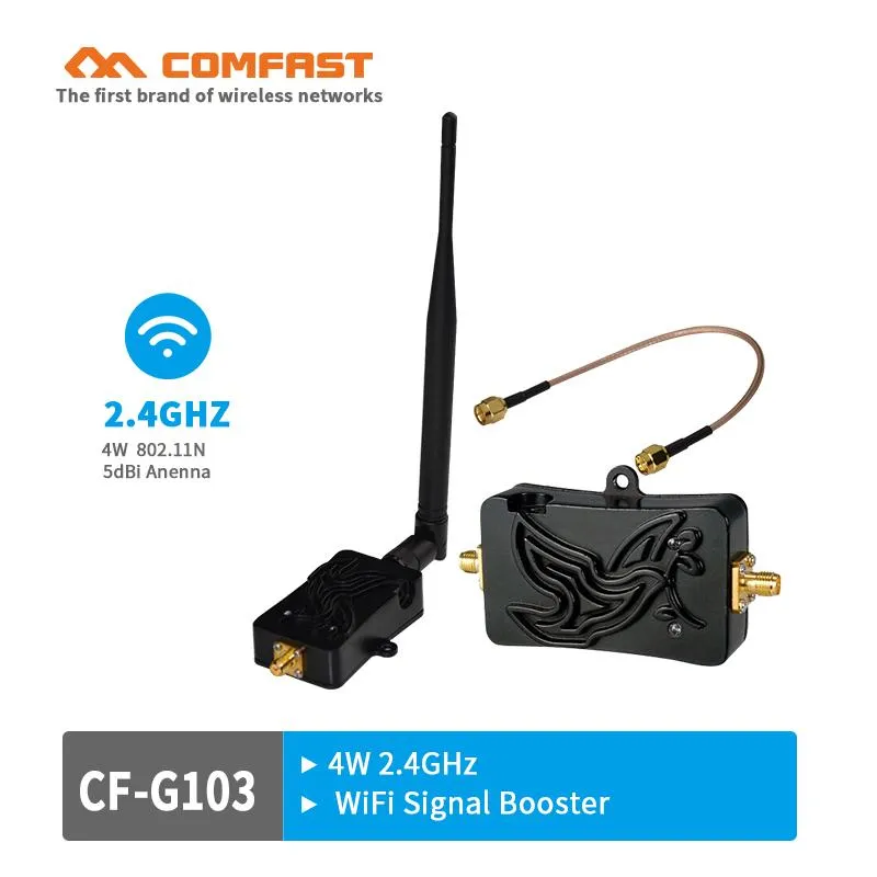 Yönlendiriciler 4W 5W WiFi Kablosuz Geniş Bant Amplifikatör Yönlendirici 2.4GHz 5.8GHz Güç Aralığı Sinyal Güçlendirici WiFi Yönlendirici Ağ Kartı CFG103 GZ1