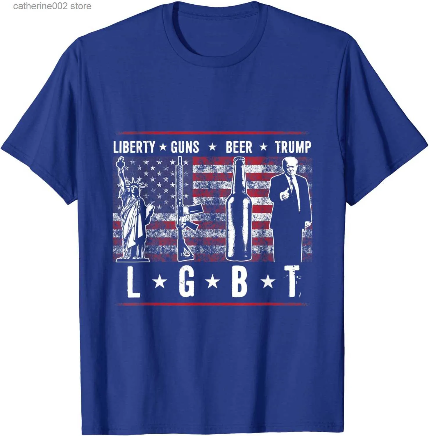 Liberty Guns Beer Trump T Shirt Funny Lgbt Parody Tee Liberty Guns Beer Trump T Shirt Funny Lgbt Parody Tee