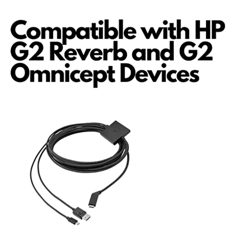 Original para HP Reverb G2 6M Cable VR Headset Link Connecting Cable Cord Reality Virtual PC Games