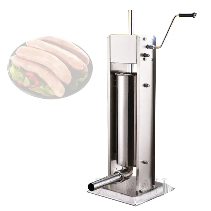 Machine à ensacher manuelle professionnelle de bourrage de saucisse de 3L/5L/7L idéale pour des cuisines de restaurant
