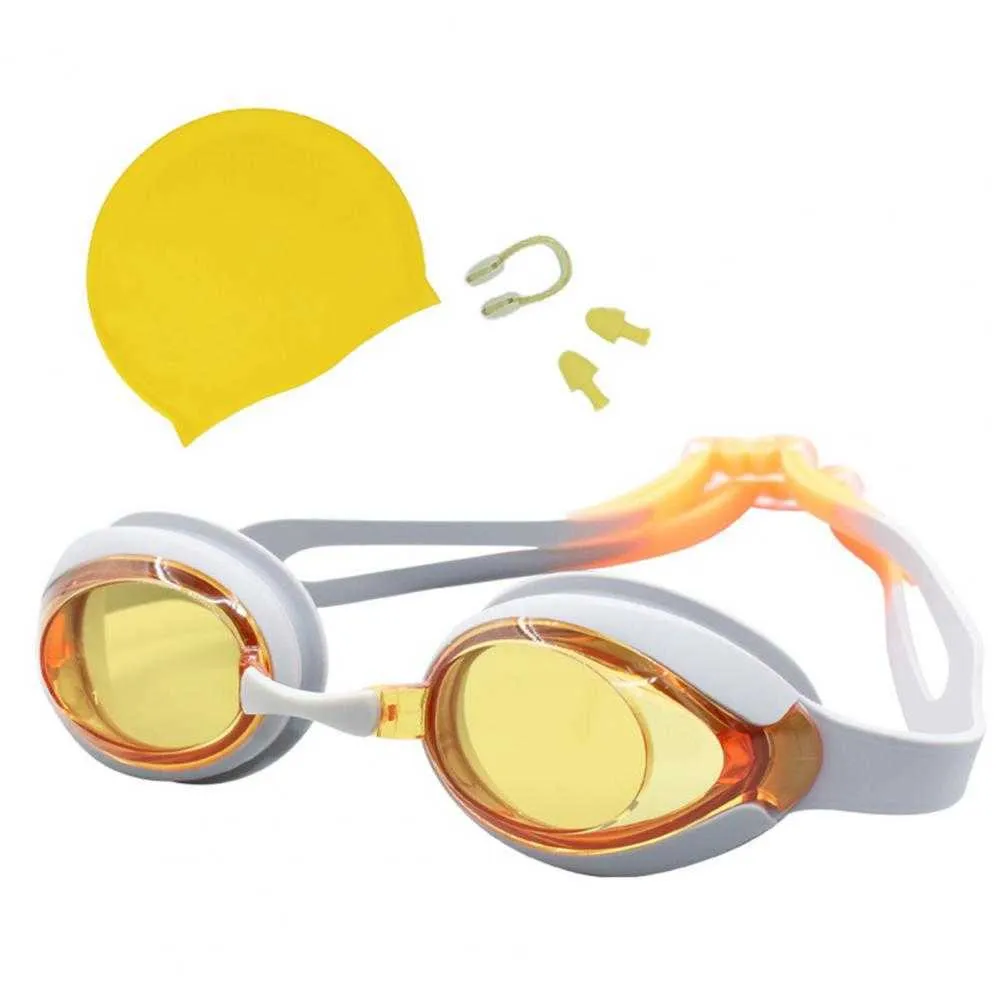 Goggles плавание силиконовые очки Профессиональные 4-часовые подводные дайвинг P230601