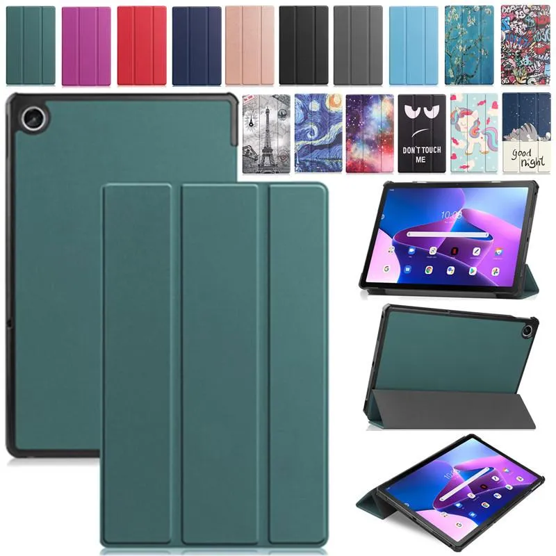 Case voor Lenovo Tab M10 plus 3e Gen 10.6 TB125F TB128F XIAOXIN PAD 2022 Auto wake -up slaap flip Case Ultradunne Tablet Cover