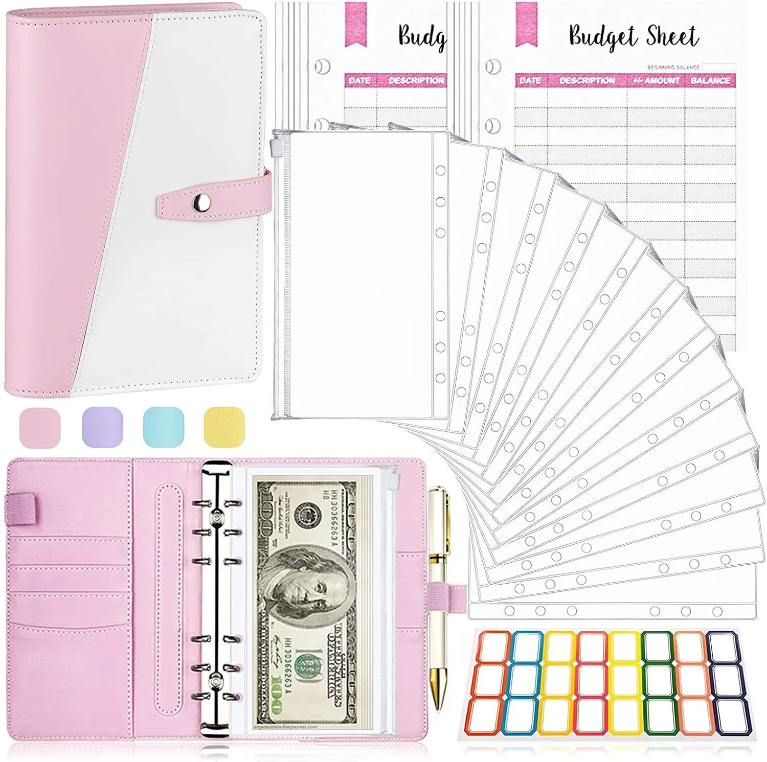 Wholesale Binders A6 Binder Money Organizer For Cash 26 Budget Binder