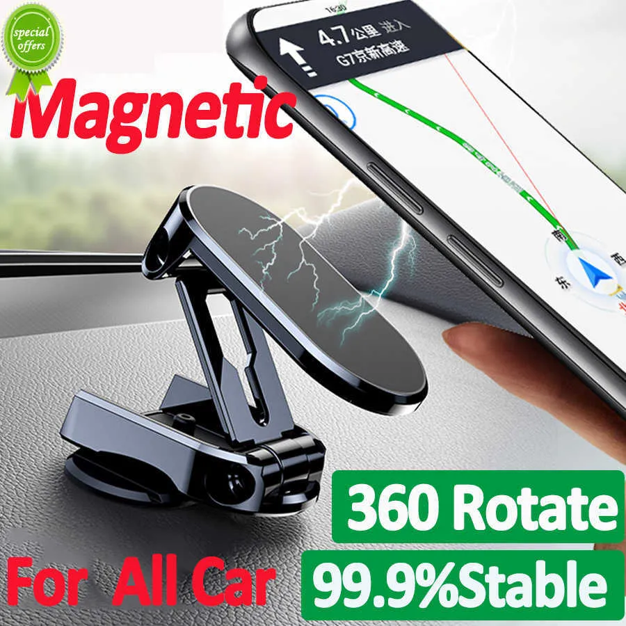 Auto Magnetische Auto Telefoon Houder Stand In Auto voor IPhone 14 13 12 11 XR Pro Huawei Magneet Mount mobiele Mobiele Muur Nachtkastje Ondersteuning GPS