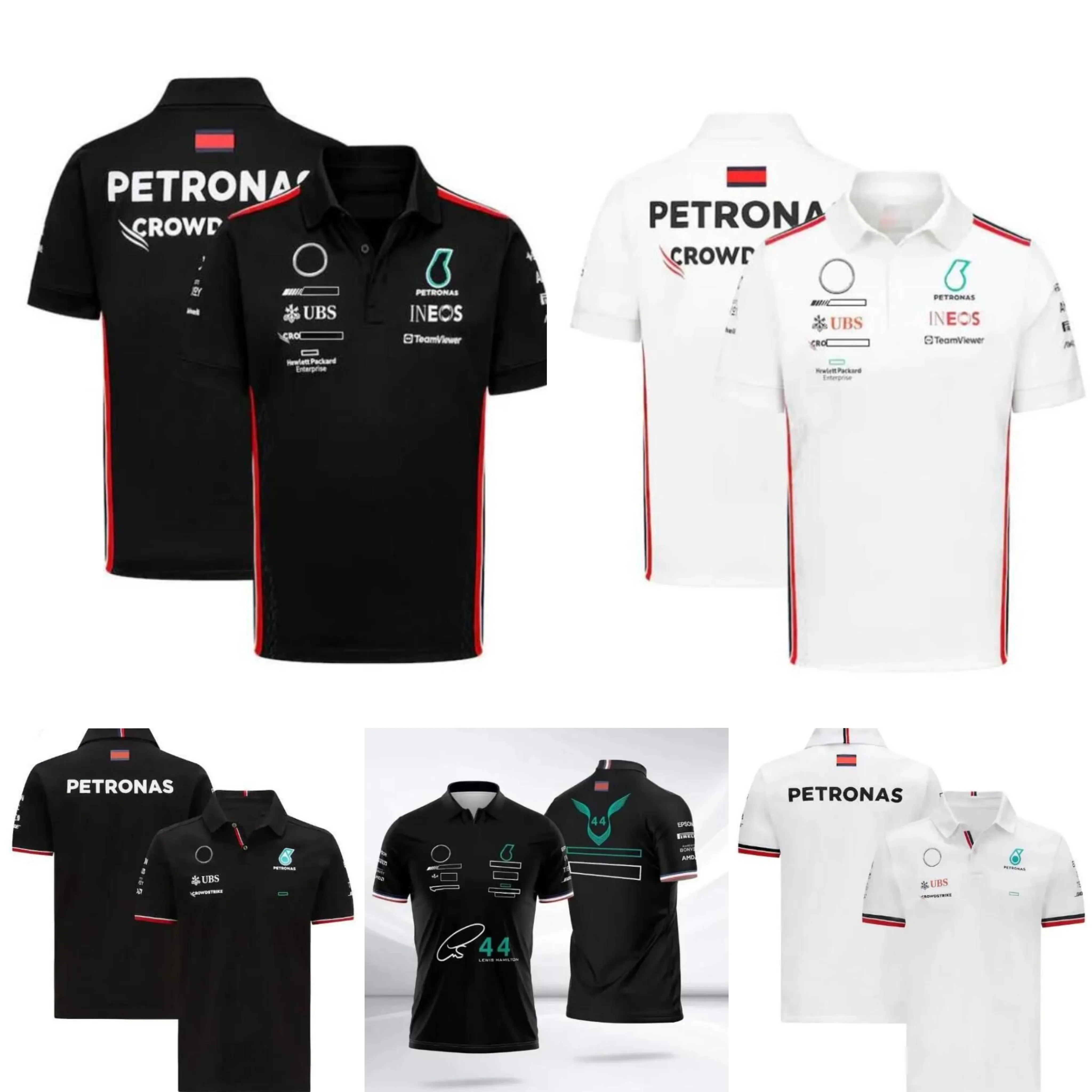 Polo da corsa F1 Estate Nuove magliette da esterno a maniche corte dello stesso stile personalizzato