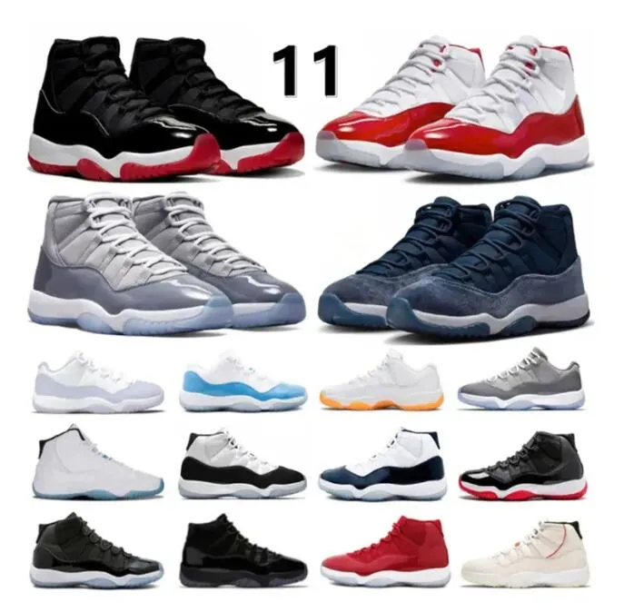 مصمم Retros قبالة UNC Chicago قبالة Jumpman 11 كرة السلة أحذية Jordens 1S White X حظر براءة الاختراع المربى الملكي الأزرق الأزرق Python Visionaire Stealth US 12