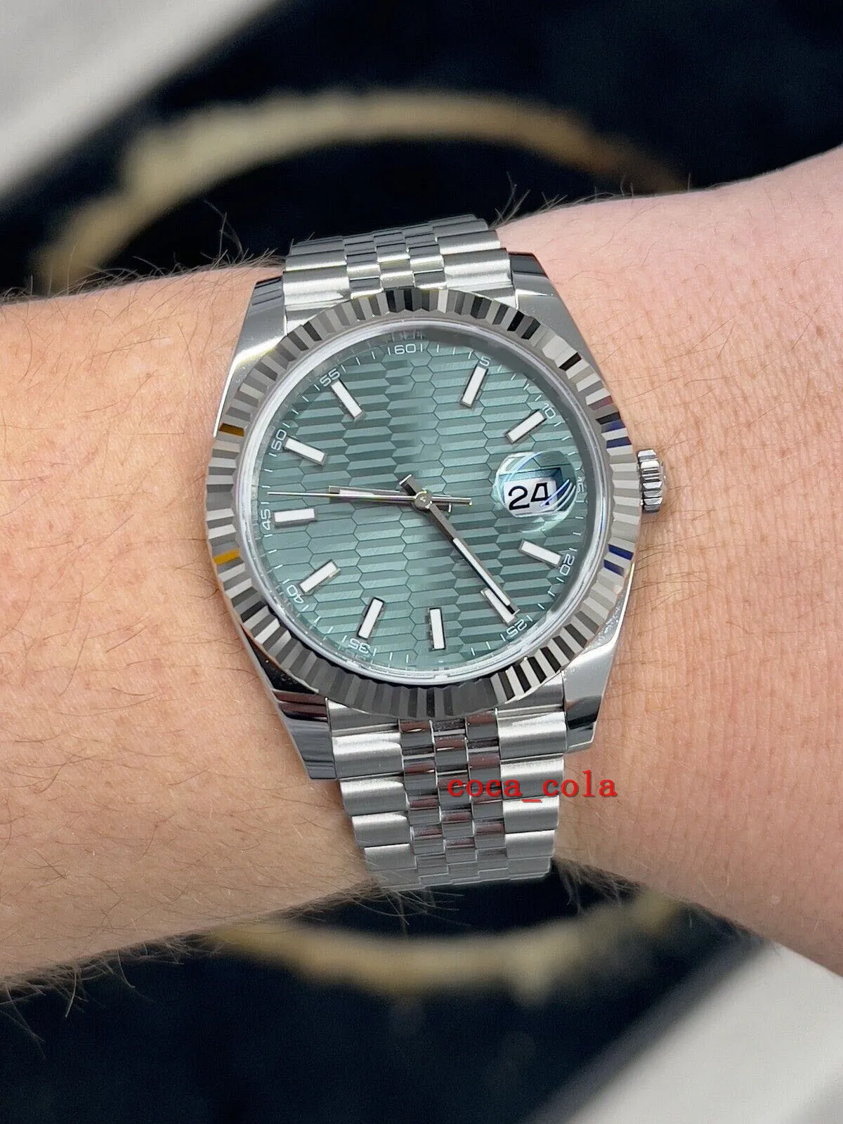 Nieuwe horlogeband Luxe Polshorloge Wimbledon Jubilee Armband Horloge - 126334 126300 Beweging 904l Automatisch Heren Armband waterdicht Herenhorloges 063