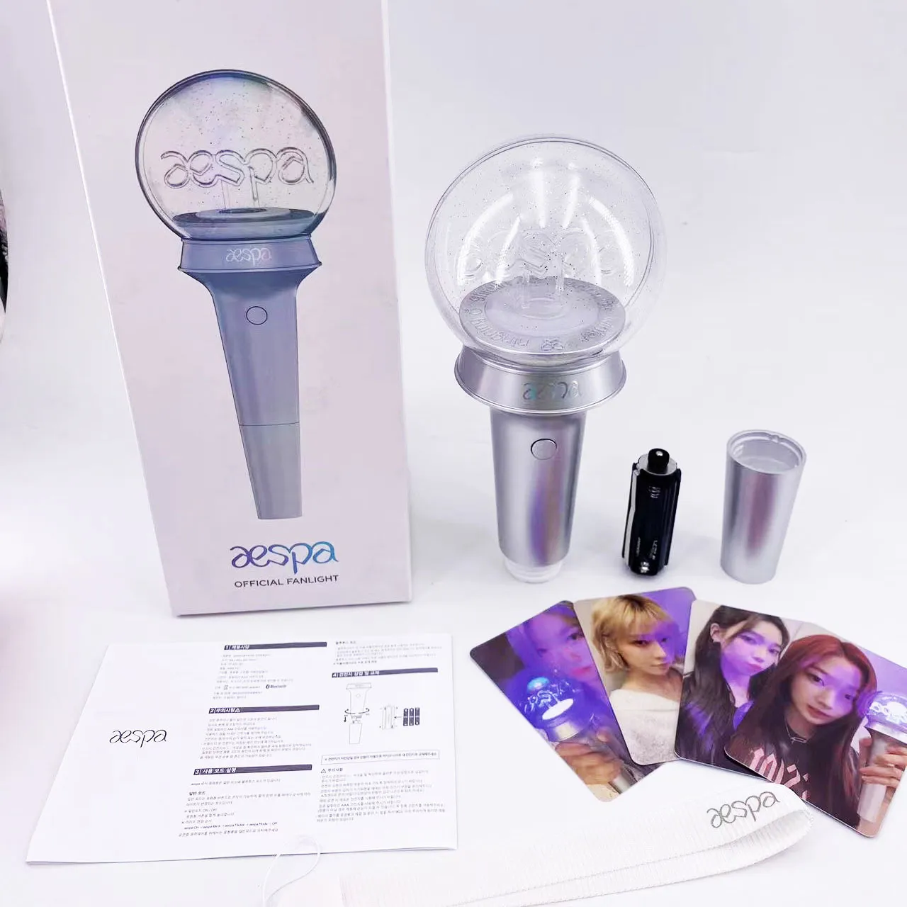 Aespa Light Stick - Kpop Concert Hand Lamp, Official Glow