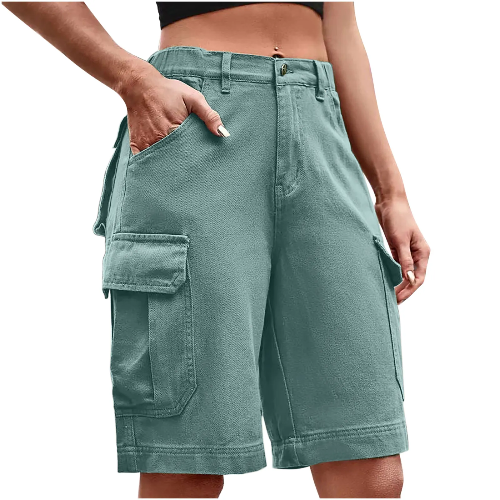 Ladies cargo cheap shorts