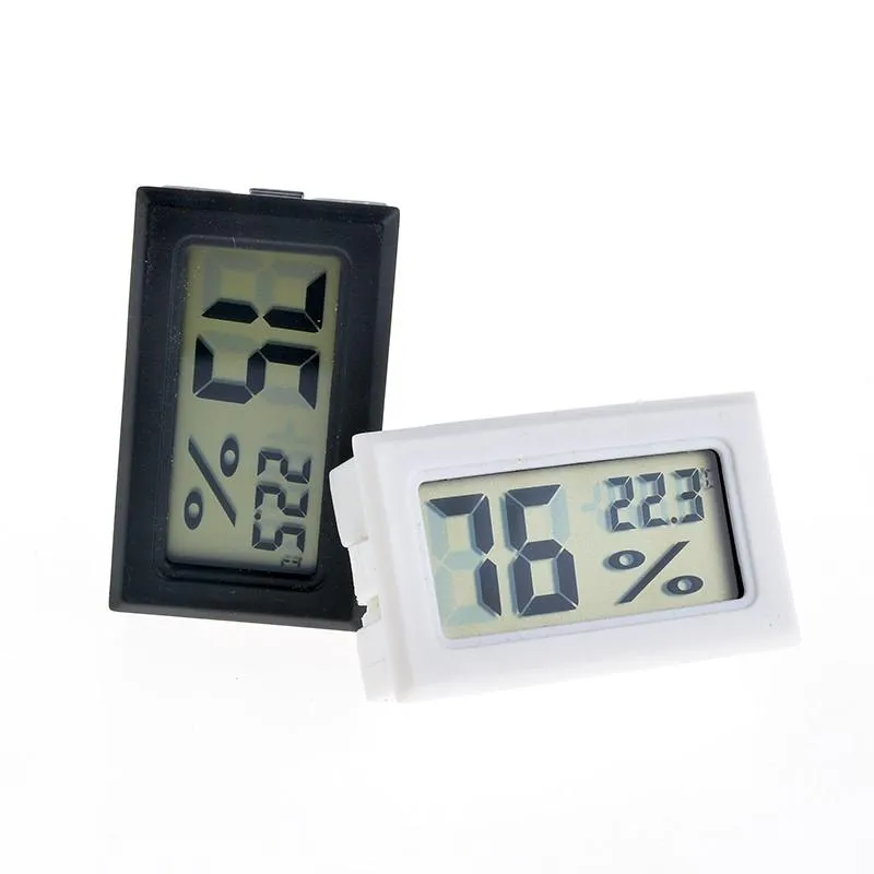 nouveau noir/blanc FY-11 Mini Numérique LCD Environnement Thermomètre Hygromètre Humidité Température Mètre Dans la chambre réfrigérateur glacière