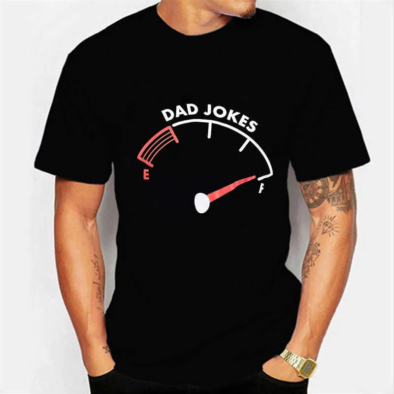 T-Shirts Brand Dad Jokes Funny Leisure Summer O-Neck Cotton Men's T-shirt P230601