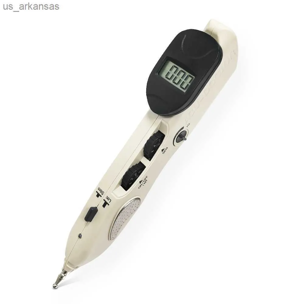 Leawell Electronic Acupuncture Pen Point Detector Device Pulsos de baja frecuencia Masaje de meridianos para el alivio del dolor corporal Cuidado de la salud L230523