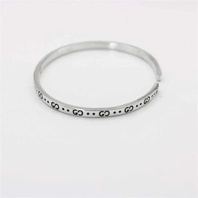 70% korting op designer sieraden halsketting ring trendy dunne armband voor meisjes klassieke eenvoudige armband met modieuze opening