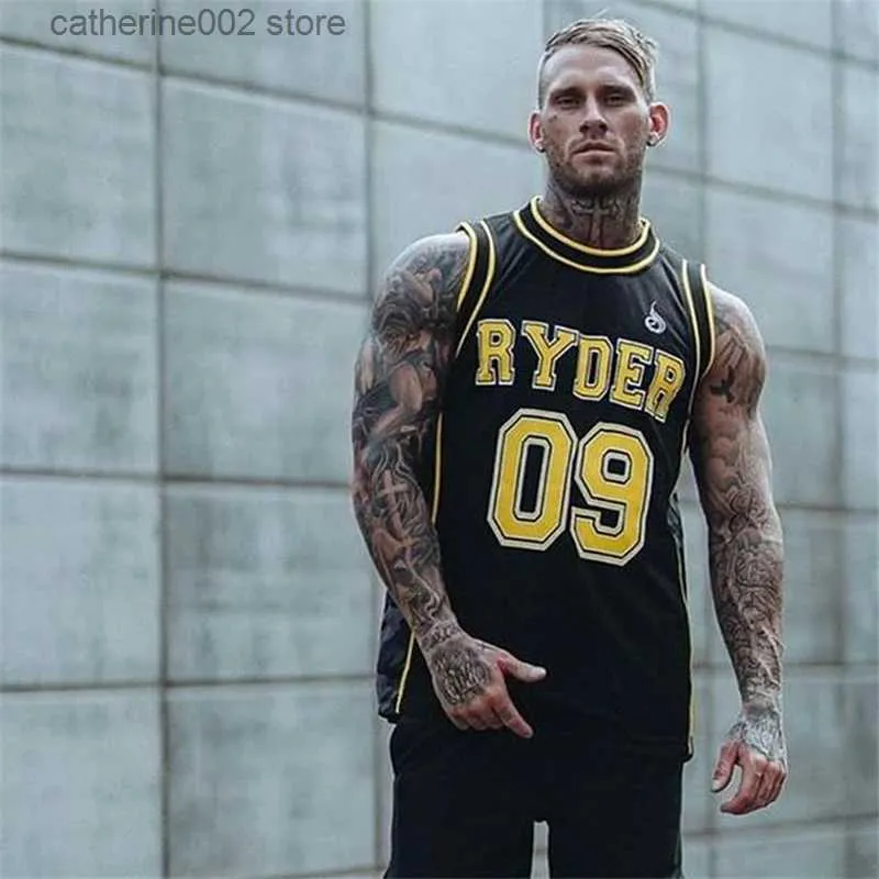 Männer T-Shirts Männlich Sommer Casual Weste Männer Bodybuilding Tank Tops Gym Workout Fitness atmungsaktive Ärmelloses Hemd Kleidung Stringer Singlet T230601