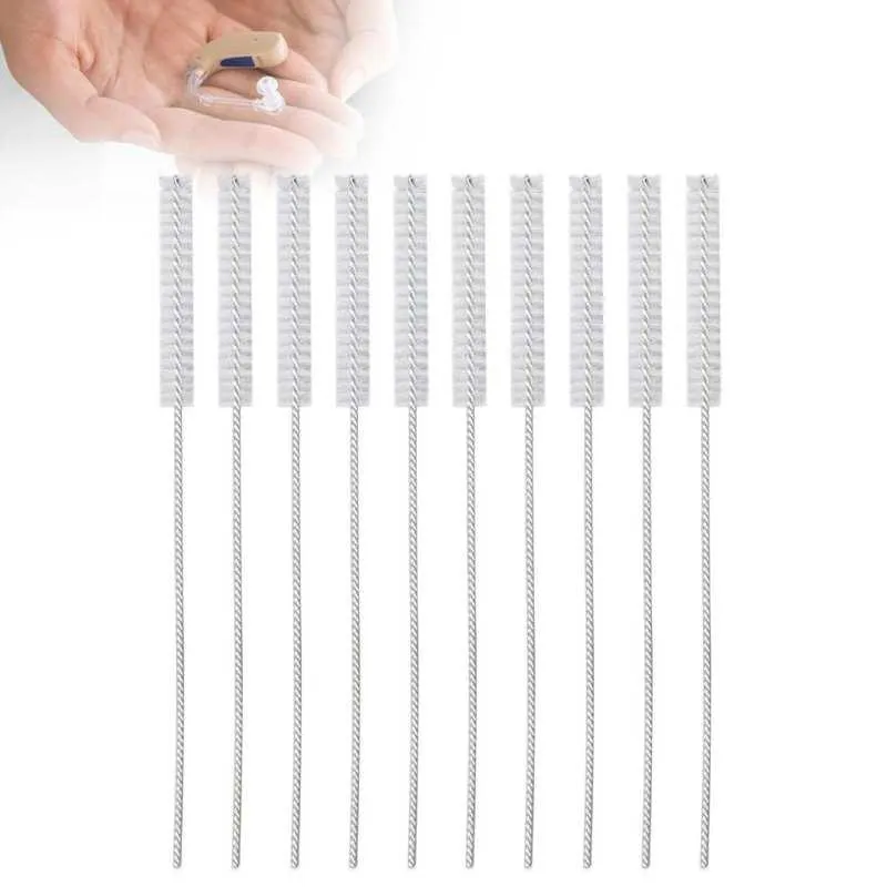 CURE 10pcs 2,5 mm Aid -HEAR AIL SEMPIO PULIZZAZIONE PULIZIONE PACCOLA NYLON BRUSH morbido Aid Aid Aid Aid FOUS ARIL STRUMA