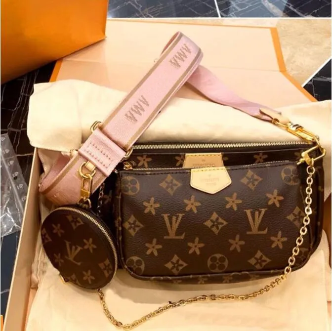 3A bag With box Date code M44823 Luxurys crossbody handbag favorite multi accessories wallet 3 pcs bags wallets Women designer purses shoulder bags 9913