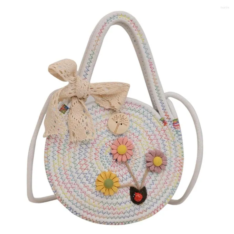 Round floral shoulder bag deals