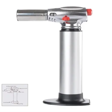 1300C Butano Scorch Torch Jet Flame Lighter Tocha de Cozinha Isqueiro Gigante Resistente Butano Recarregável Micro Culinary Dab Tocha Auto-inflamável