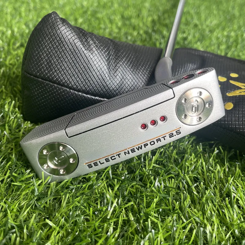 Club Heads LeftHanded Putter Golf port 225 طول 32333435 فضي مع غطاء 230531