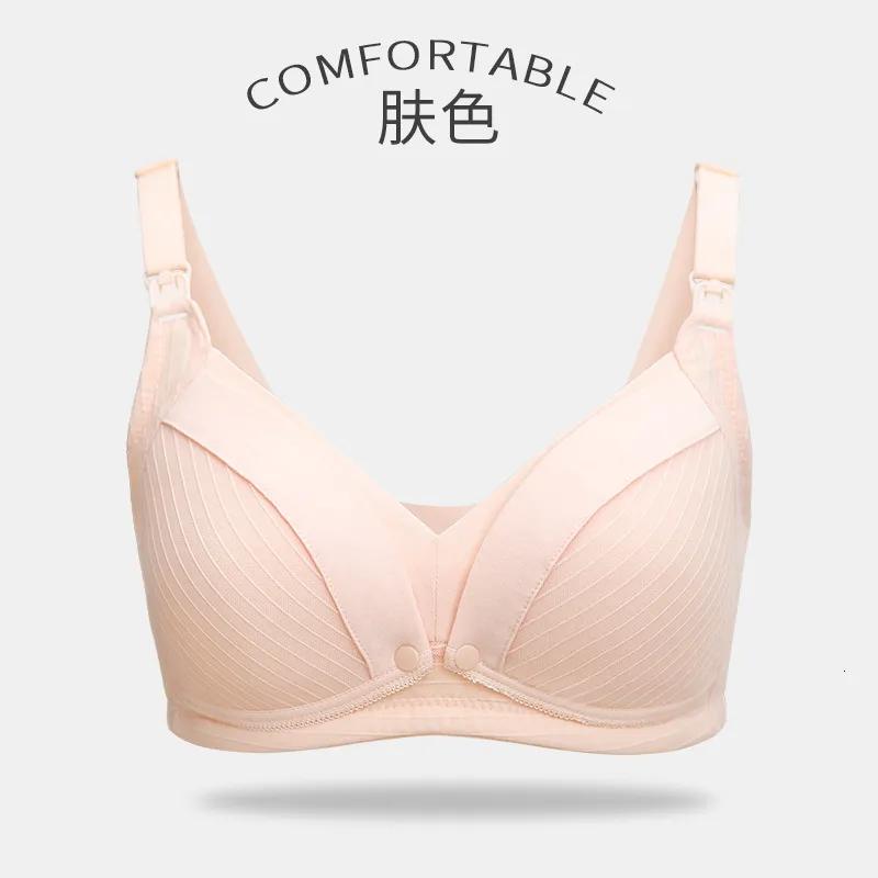 Maternity Nursing Bra Cotton Wire, Lactating, Open Breast, Sleep Bra And  Underwear For Pregnant Women From Pang07, $7.92