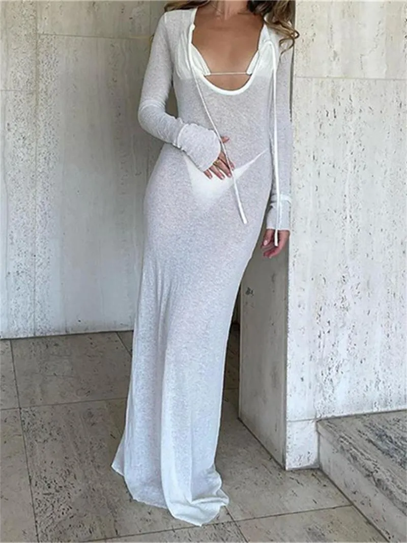 long sheer beach dress Cheeky-Swimwear.com