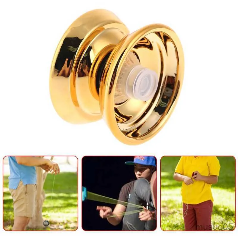 Yoyo 1Pc Aluminum Alloy YoYo Ball Bearing String Kids Children Professional Playing Yoyo Toy