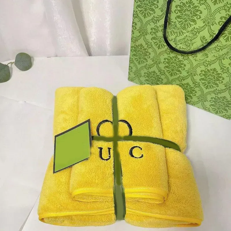 designer handdoek badkamer stevige strandhanddoeken draagbare geschenkdoos paar badhanddoek sneldrogende waterabsorberende handdoek set van 2 casual