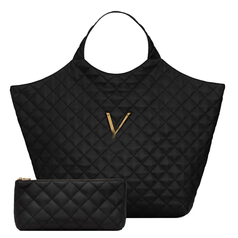 Large Tote Bag Quilted Handbag Designer Luxury Beach Bag Shop Bags