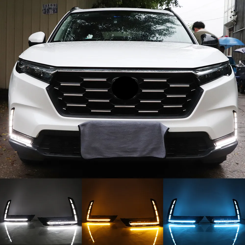 Dynamic Rgb Daytime Running Lights Light For Honda CRV 2023 With Turn