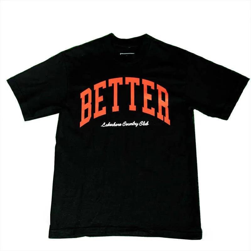 Camiseta Get Better Today malha masculina e feminina de alta qualidade roupas para musculação