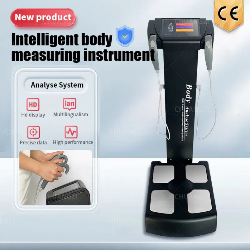 Hospitals Generation Digital Intelligent Smart Accurate Data Human Body Composition Elements Analyzer Fat Analyzer With Printer