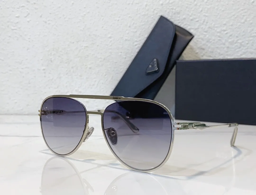 A112 tal Glasses Frame Mirror Design Show Type Cool Summer Women's Oval Sunglasses Men's Fashion Accessories Box