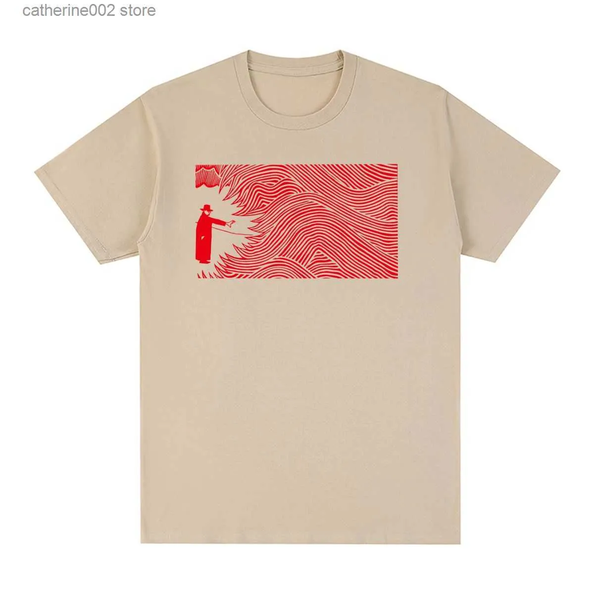 Men's T-Shirts Radiohead Thom Yorke Vintage T-shirt Music Rock Band Cotton Men T shirt New Tee Tshirt Womens Tops T230601
