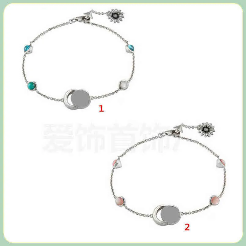 80% di sconto gioielli firmati bracciale collana anello accessori vecchio braccialetto da donna rosa turchese verde fiore margherita